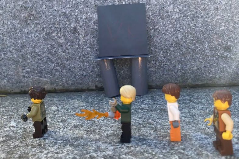 Eine Buchszene gelungen in Bilder gefasst